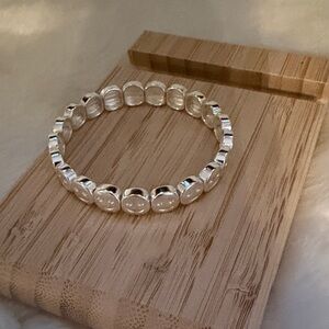 Sterling Silver Round Bead Stretch Bracelet - Silver Shine
Brand new never worn